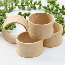Load image into Gallery viewer, Round Paper Mache Napkin Rings
