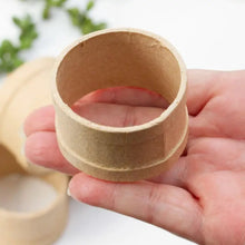 Load image into Gallery viewer, Round Paper Mache Napkin Rings