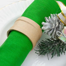 Load image into Gallery viewer, Round Paper Mache Napkin Rings