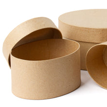 Load image into Gallery viewer, Paper Mache Nested Oval Box Set