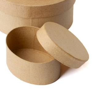 Paper Mache Nested Oval Box Set