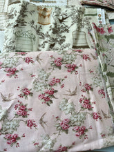 Load image into Gallery viewer, Large Lot Fabrics Rose Floral Bird Butterflies French General Moda more