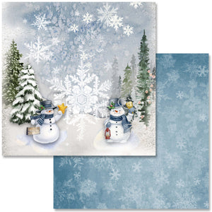 Cozy Winter Mini Scrapbook Set by Decoupage Queen, 6" x 6" 4