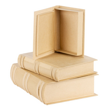 Load image into Gallery viewer, Paper Mache Book Shape Boxes