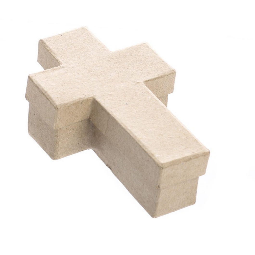 Paper Mache Cross Box
