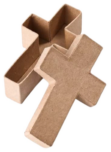 Paper Mache Cross Box