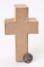 Load image into Gallery viewer, Paper Mache Cross Box