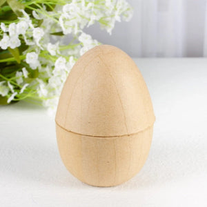 Fillable Flat Bottom Paper Mache Egg