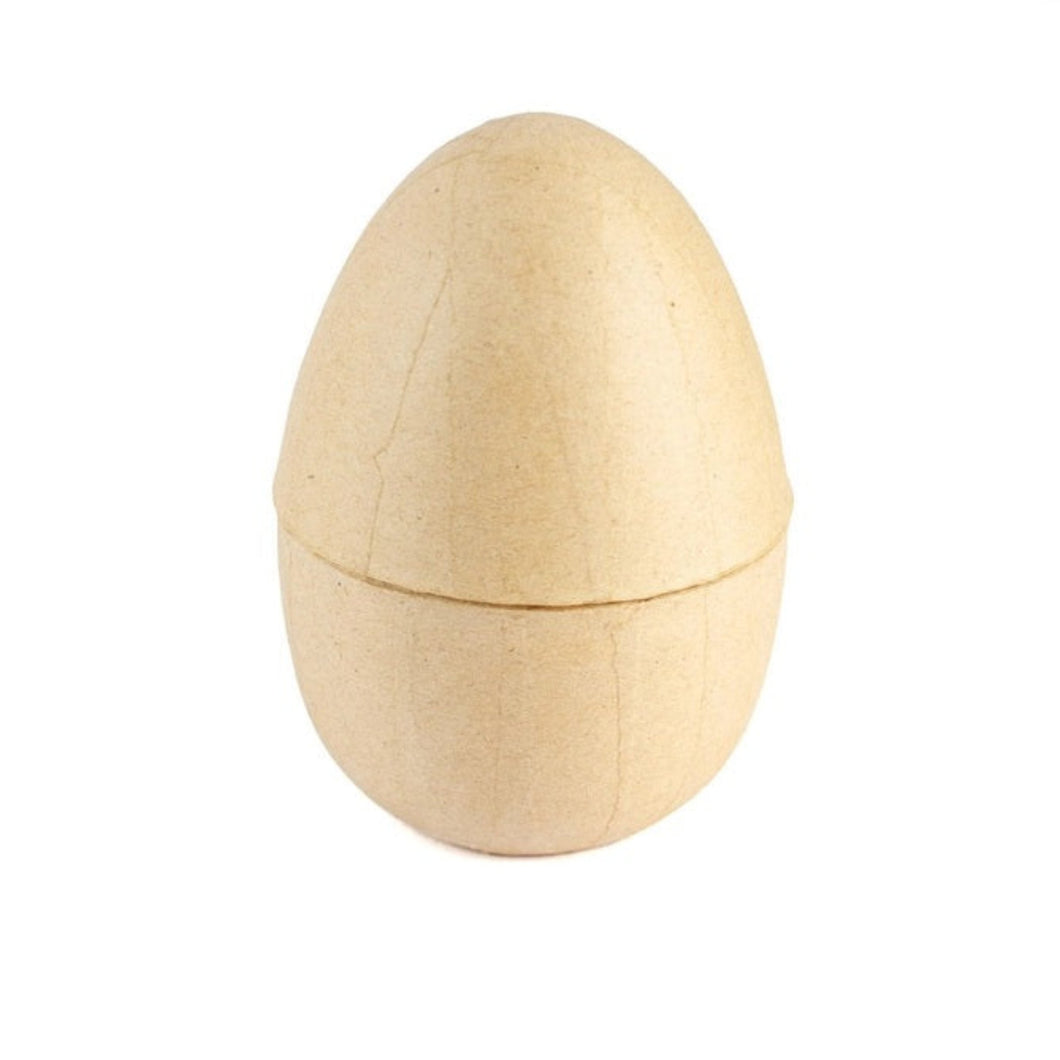 Fillable Flat Bottom Paper Mache Egg