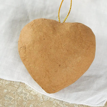 Load image into Gallery viewer, Paper Mache Heart Ornament