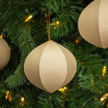 Load image into Gallery viewer, Paper Mache Ornament 6 sided 3.75