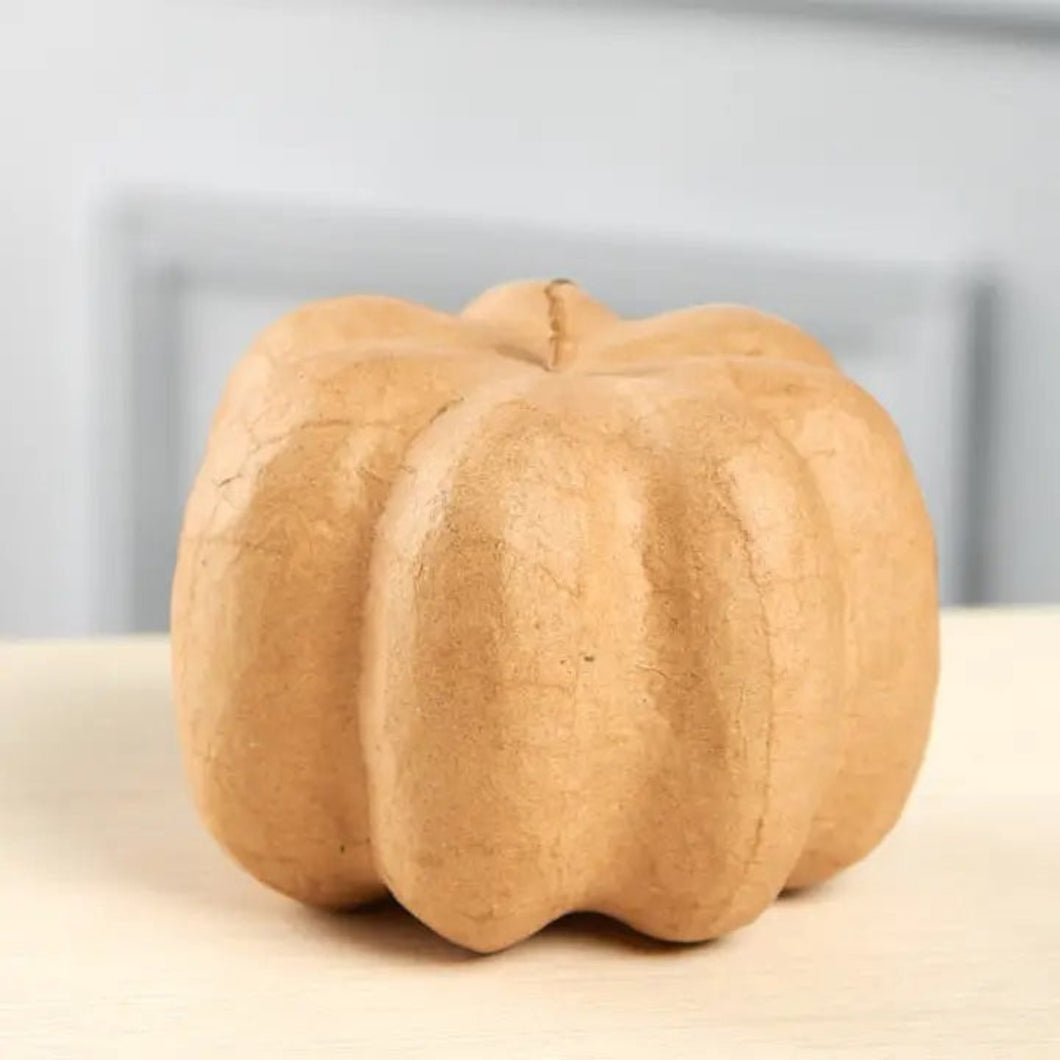 Paper Mache Pumpkin 4.25