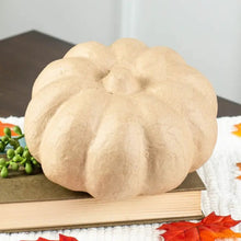 Load image into Gallery viewer, Paper Mache Pumpkin 6.5