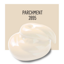 Load image into Gallery viewer, Cream container with 'Parchment 2895' label on a beige background