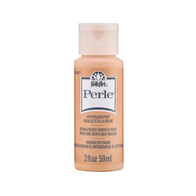 Load image into Gallery viewer, FolkArt Perle acrylic paint bottle in Peach Puff color on a white background
