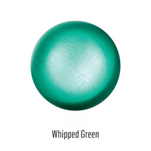 Load image into Gallery viewer, Spherical object with 'Whipped Green' color swatch on a white background