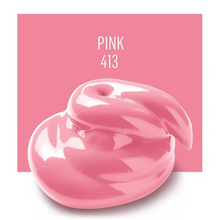 Load image into Gallery viewer, Pink cosmetic product with a pink background and color code '413'.