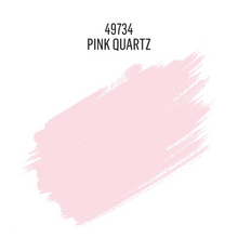 Load image into Gallery viewer, Pink color swatch with code 49734 labeled 'Pink Quartz' on a white background