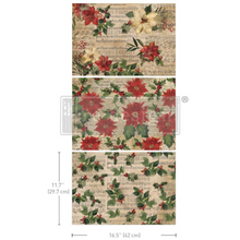 Load image into Gallery viewer, Redesign with Prima Decoupage Fiber Pack Poinsettia Splendor
