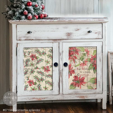 Load image into Gallery viewer, Redesign with Prima Decoupage Fiber Pack Poinsettia Splendor