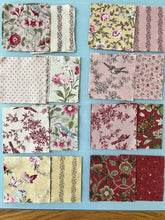 Load image into Gallery viewer, Large Lot Fabrics Rose Floral Bird Butterflies French General Moda more