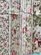 Load image into Gallery viewer, Large Lot Fabrics Rose Floral Bird Butterflies French General Moda more