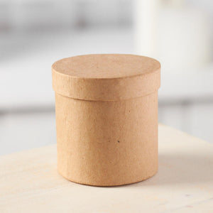 Premade Paper Mache Round Box