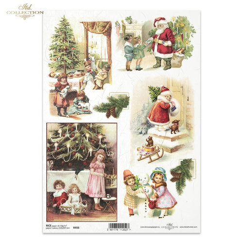 A Child's Christmas Rice Paper by ITD Collection