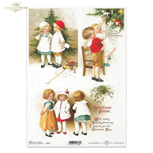 Christmas Day Cheer Rice Paper by ITD Collection