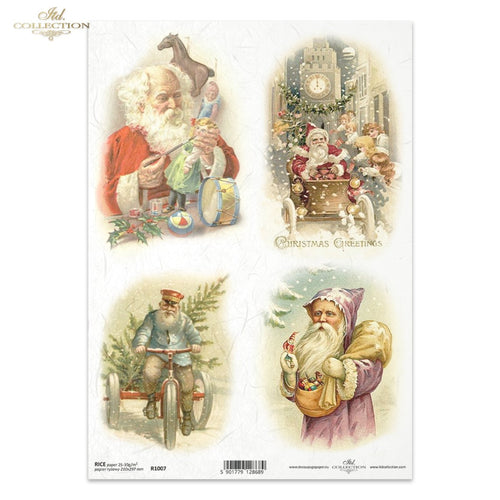 Old St Nicholas Rice Paper by ITD Collection