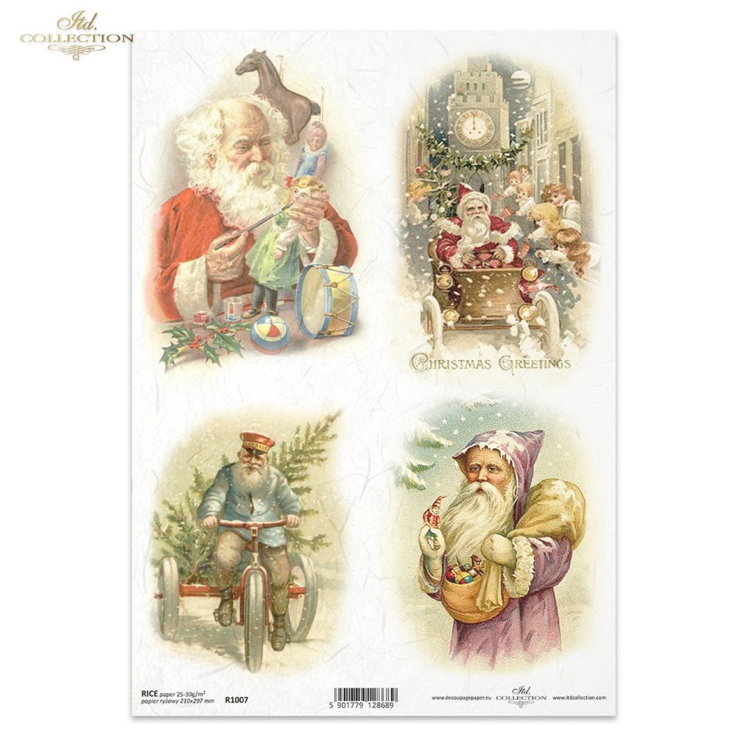 Old St Nicholas Rice Paper by ITD Collection