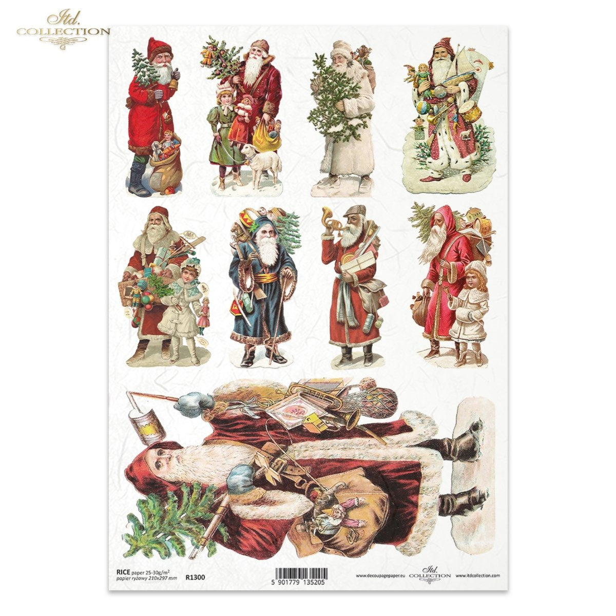 Olde World St Nicholas Rice Paper by ITD Collection – My Victorian Heart