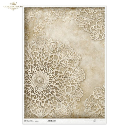 Lace Doilies and Fleurs Rice Paper by ITD Collection