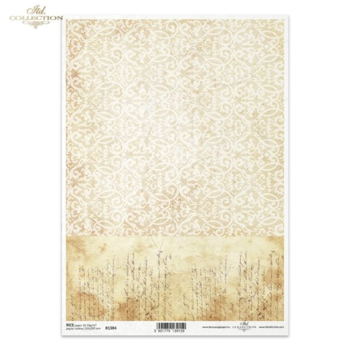 Antique Script and Flourishes Rice Paper by ITD Collection – My ...