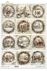 Winter's Tale Merry Christmas Minis Rice Paper by ITD Collection