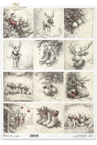 Winter's Tale Holiday Minis Rice Paper by ITD Collection