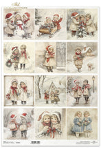 Load image into Gallery viewer, Winter&#39;s Tale Christmas Darlings II Rice Paper by ITD Collection