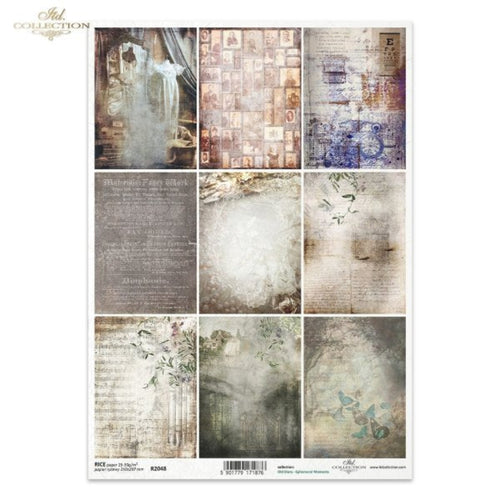 Ephemeral Moments 9 Pack Rice Paper by ITD Collection