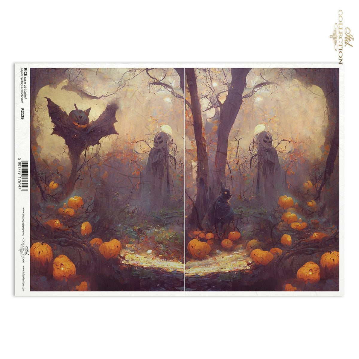 Halloween Mysterious Forest Rice Paper by ITD Collection – My Victorian ...