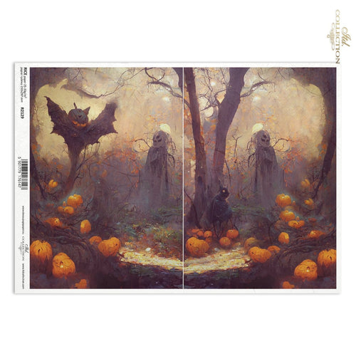 Halloween Mysterious Forest Rice Paper by ITD Collection