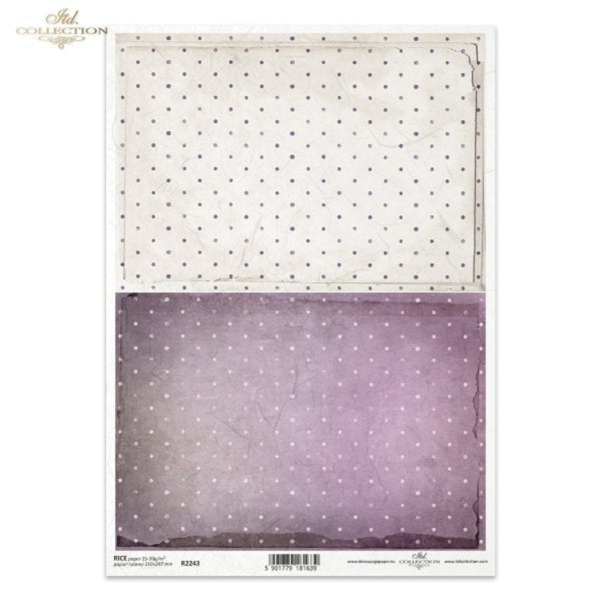 Lavender Dots Rice Paper by ITD Collection – My Victorian Heart