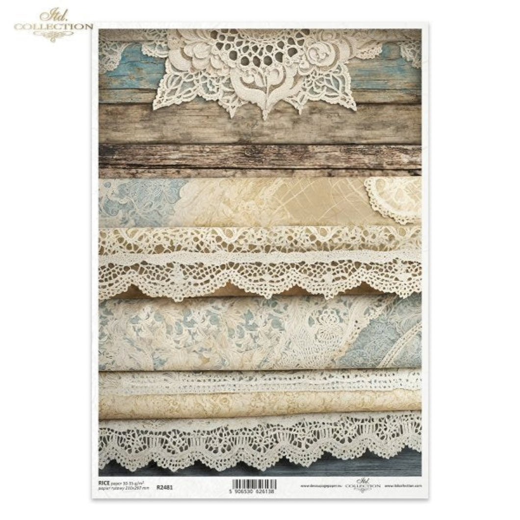 Shabby Lace and Wood II