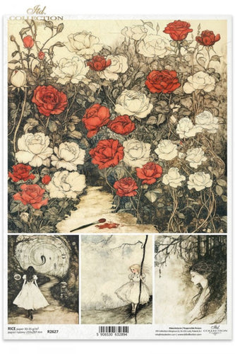 Alice's Magic Garden Rice Paper by ITD Collection