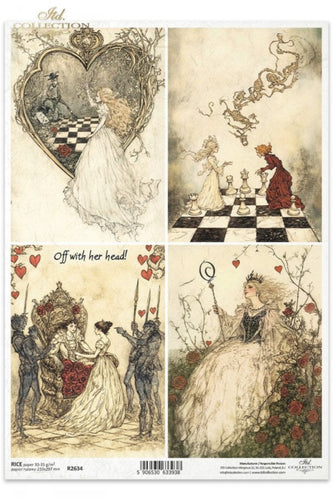 Alice's Magic Queen of Hearts Rice Paper by ITD Collection