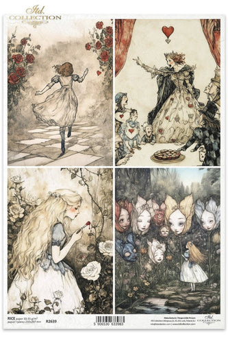 Alice's Magic Garden 2 Rice Paper by ITD Collection