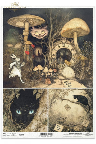 Alice's Magic Chesire Cat Rice Paper by ITD Collection