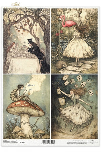 Alice's Magic Garden Games Rice Paper by ITD Collection