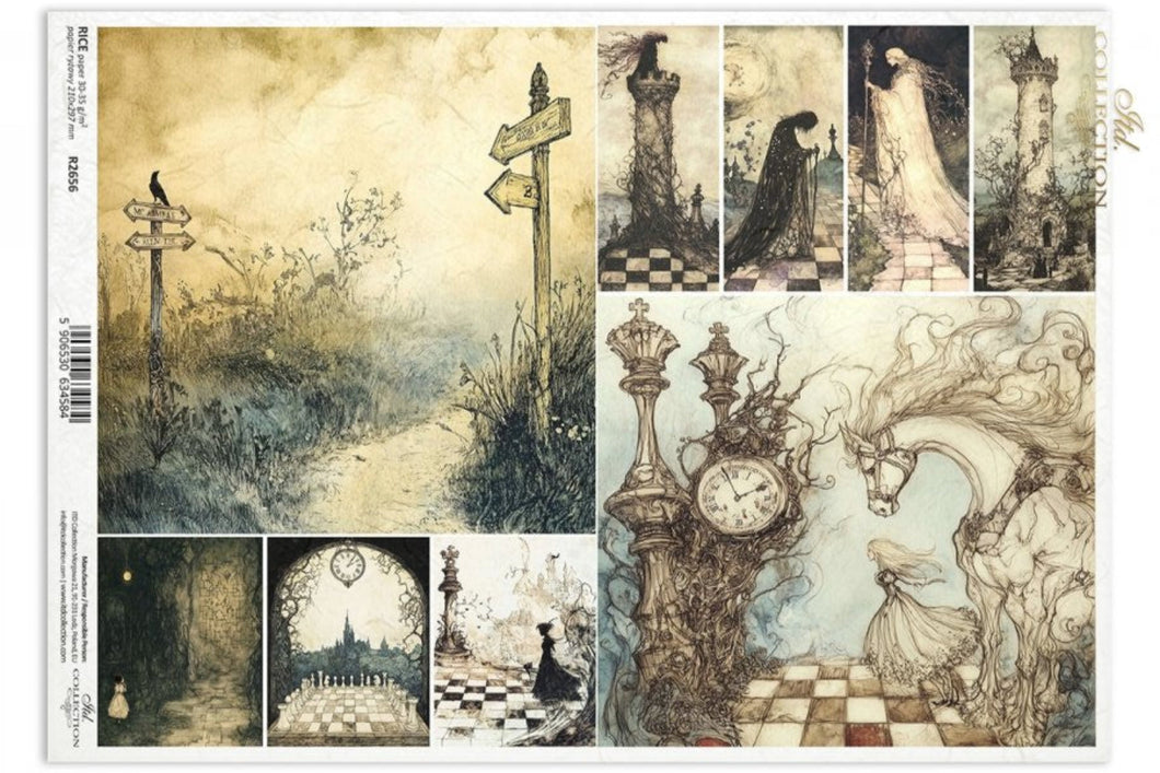 Alice's Magic Queen's Time Rice Paper by ITD Collection