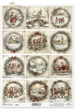 Load image into Gallery viewer, Winter&#39;s Tale Merry Christmas Minis Rice Paper by ITD Collection