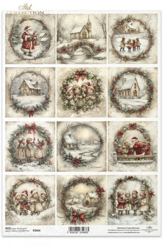Winter's Tale Merry Christmas Minis Rice Paper by ITD Collection